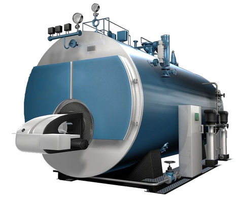 Horizontal exquisite novel and compact structure industrial gas fired steam boiler for sale