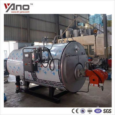 Horizontal supply energy saving 1Ton 2Ton/h diesel and natural gas steam boiler price from Shanghai factory