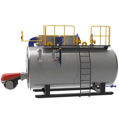 4ton Natural Gas Boiler Horizontal Wet Boiler 3 Rear Vent LPG Fired Boiler
