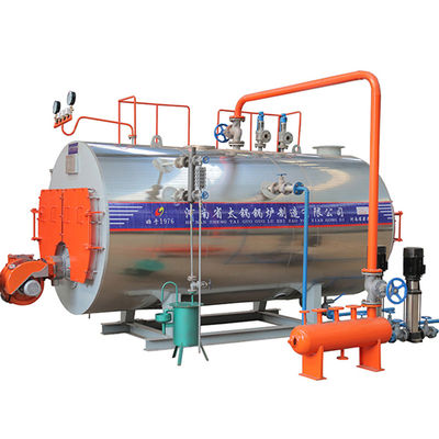Factory price horizontal fire tube type 0.5-10 ton/h natural gas LPG diesel oil steam boiler for sale