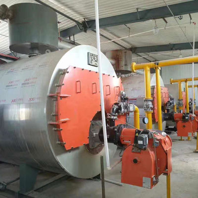 Diesel oil gas horizontal hot water boiler for hotel building heating, heating hot water boiler