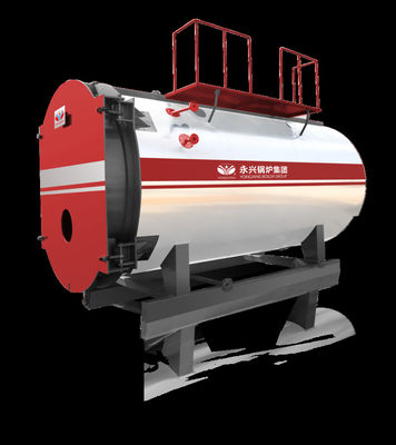 Horizontal Lpg Gas Fuel Diesel Natural Steam 1 Ton 2 Ton Boiler For Dairy Products Industrial