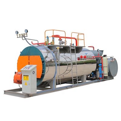 2 4 6 horizontal 10 ton diesel oil gas fired steam boiler for chemical industry